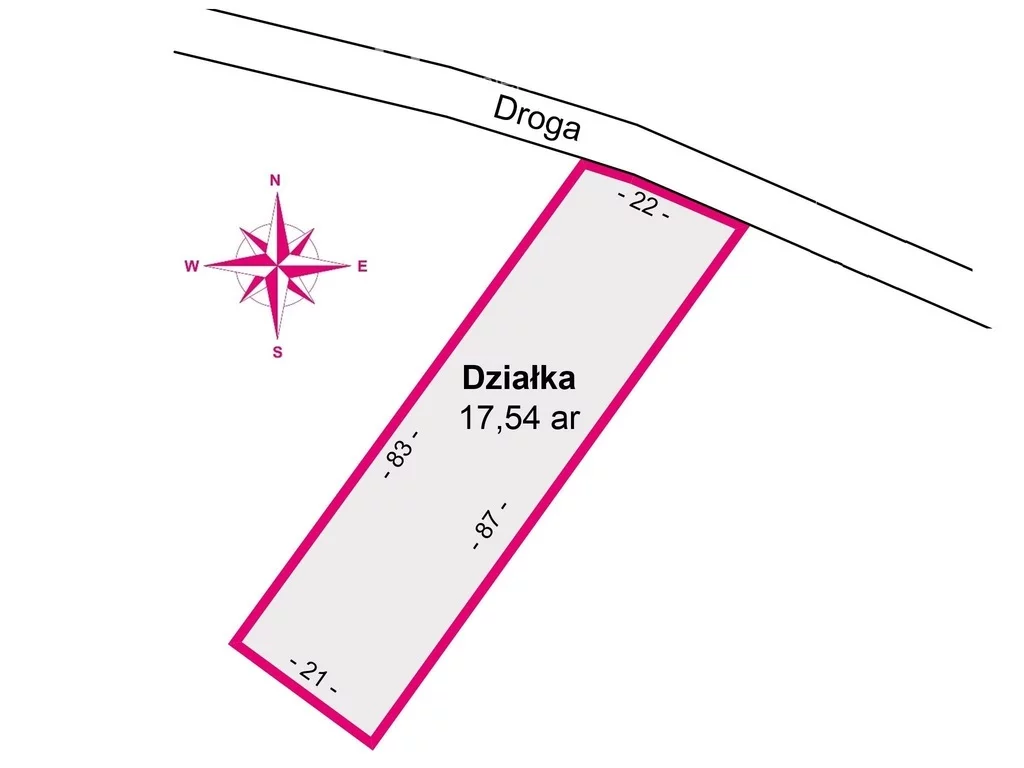 Działka 1 754,00 m², oferta nr , 8692/3685/OGS, Rudna Mała