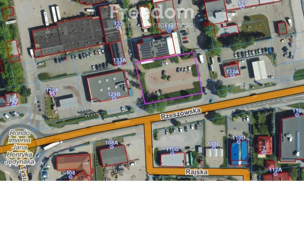 Działka 1 633,00 m², Dębica, Rzeszowska, Sprzedaż