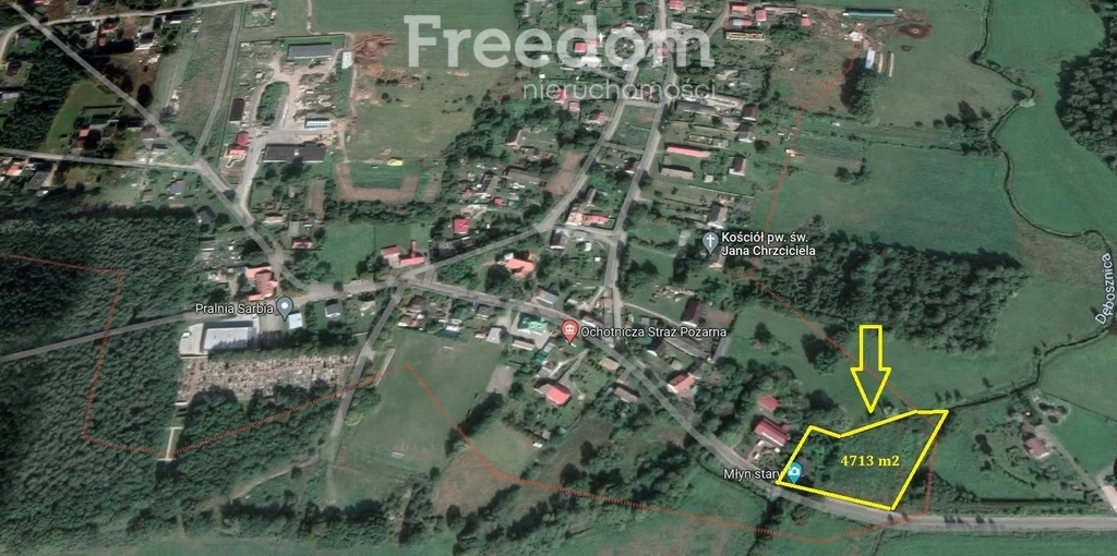 Działka 4 744,00 m², oferta nr , 6202/3685/OGS, Sarbia