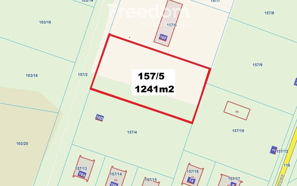 Działka 1 241,00 m², oferta nr , 10976/3685/OGS, Junoszyno, Słoneczna