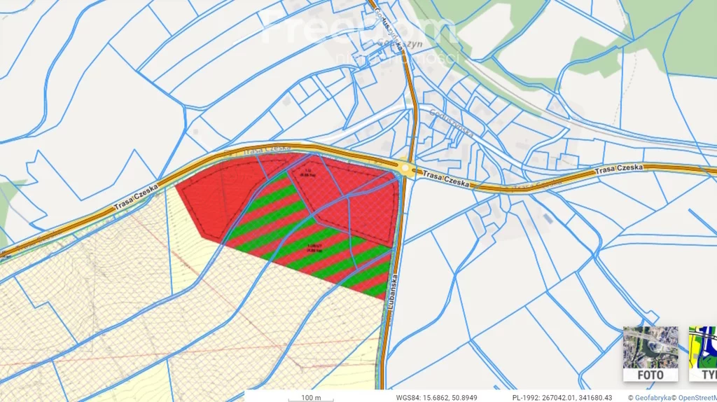 Działka 3 986,00 m², oferta nr , 10206/3685/OGS, Jelenia Góra, Goduszyn, Spółdzielcza