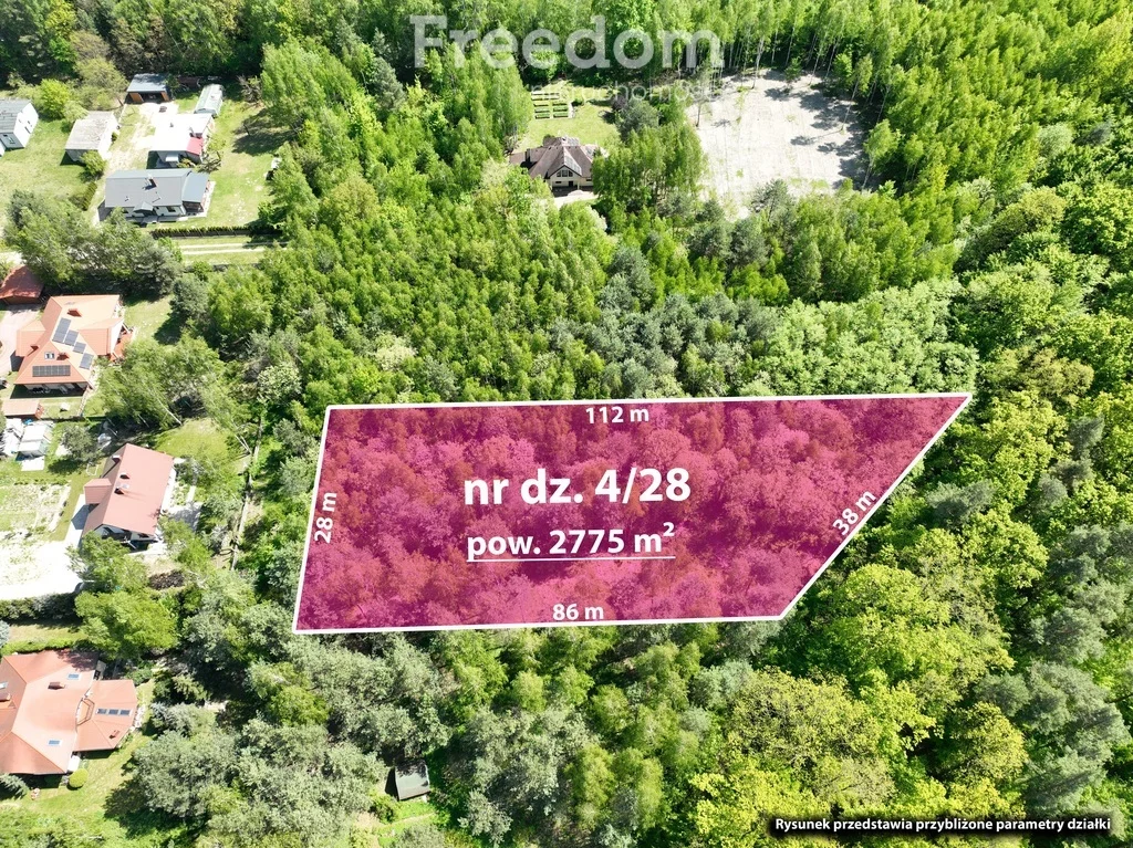 Działka 2 775,00 m², Studzieniec, Sprzedaż