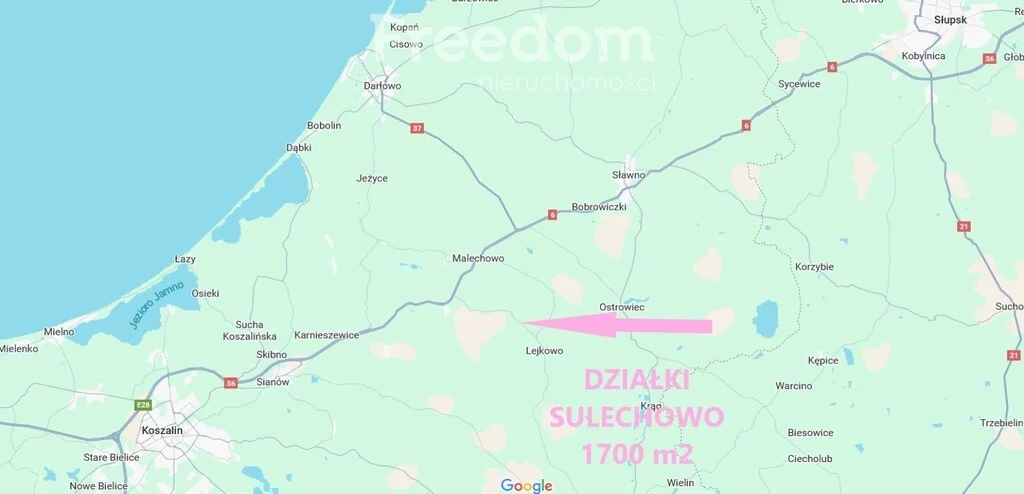 Działka 1 700,00 m², oferta nr , 11157/3685/OGS, Sulechowo