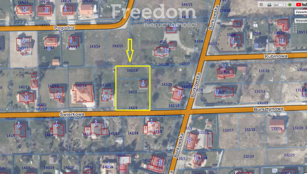 Działka 1 991,00 m², oferta nr , 8608/3685/OGS, Grzybowo, Świerkowa