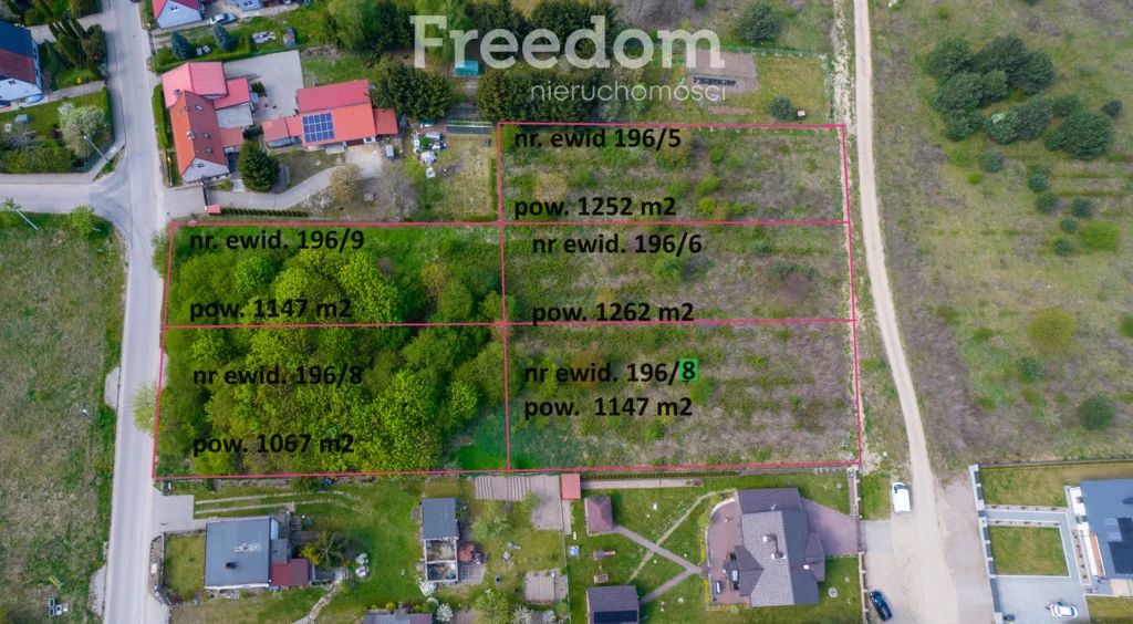 Działka 1 147,00 m², Tatary, Sprzedaż