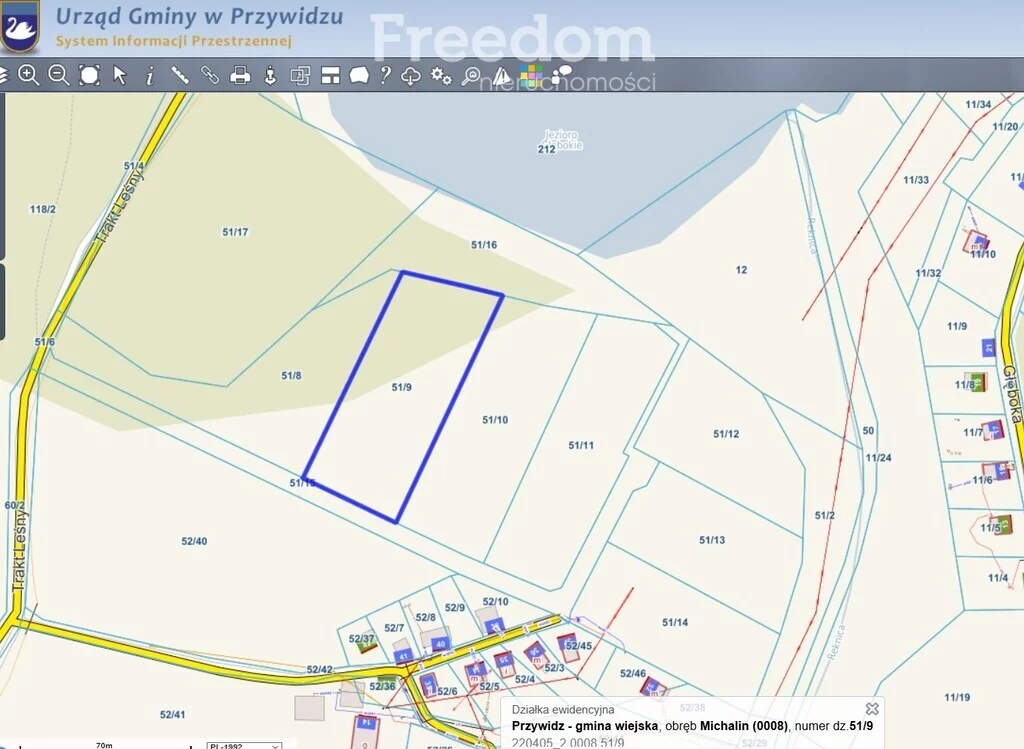 Działka 4 210,00 m², oferta nr , 10746/3685/OGS, Klonowo Dolne, Trakt Leśny