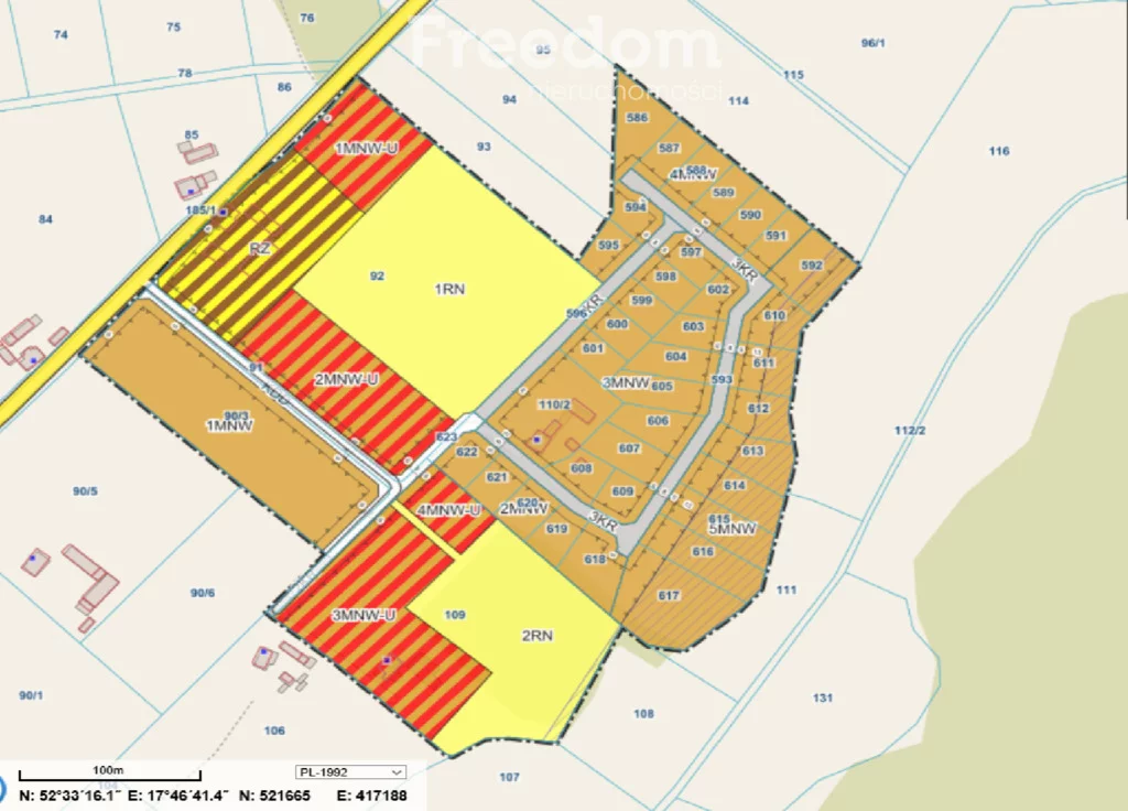 Działka 701,00 m², oferta nr , 11221/3685/OGS, Trzemeszno