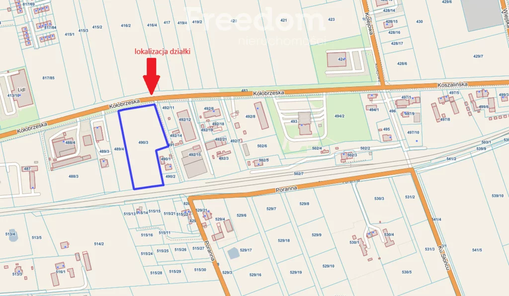 Działka 9 211,00 m², oferta nr , 10704/3685/OGS, Ustronie Morskie