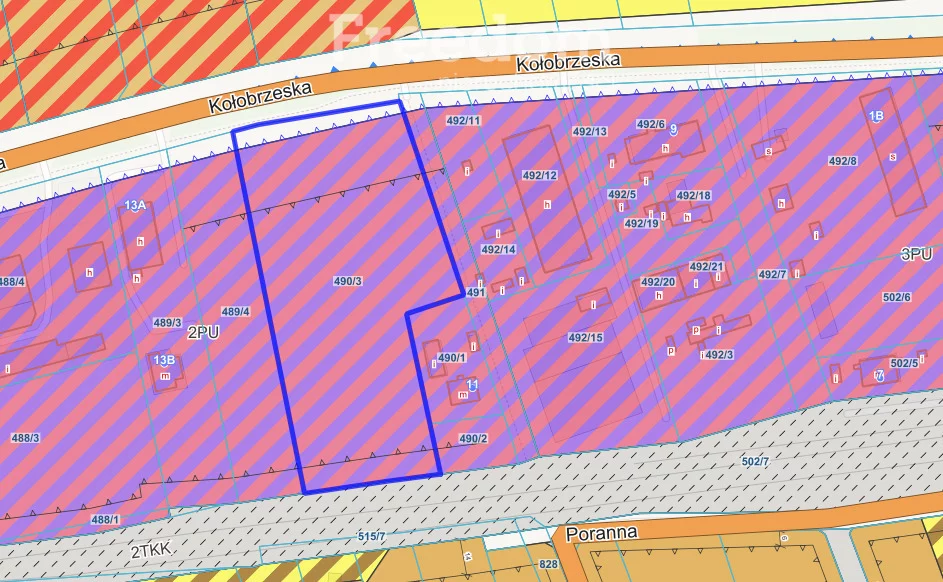Działka 9 211,00 m², oferta nr , 10704/3685/OGS, Ustronie Morskie
