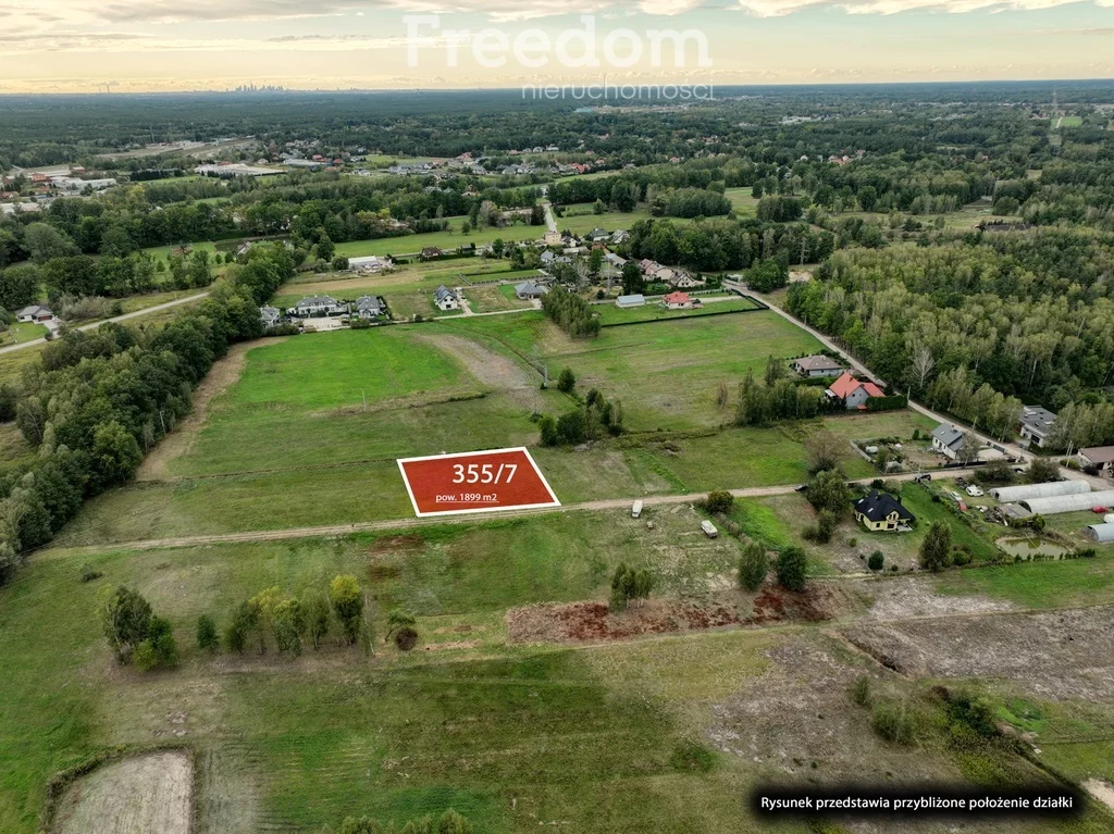 Działka 1 899,00 m², Wiązowna Kościelna, Sprzedaż