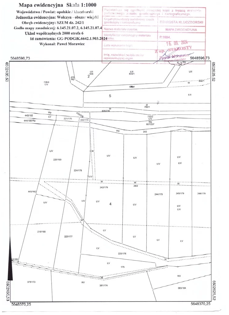 Działka 3 439,00 m², Wierzchy, Sprzedaż