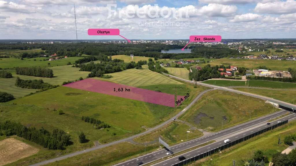 Działka 17 281,00 m², oferta nr , 10878/3685/OGS, Olsztyn, Wincentego Pstrowskiego