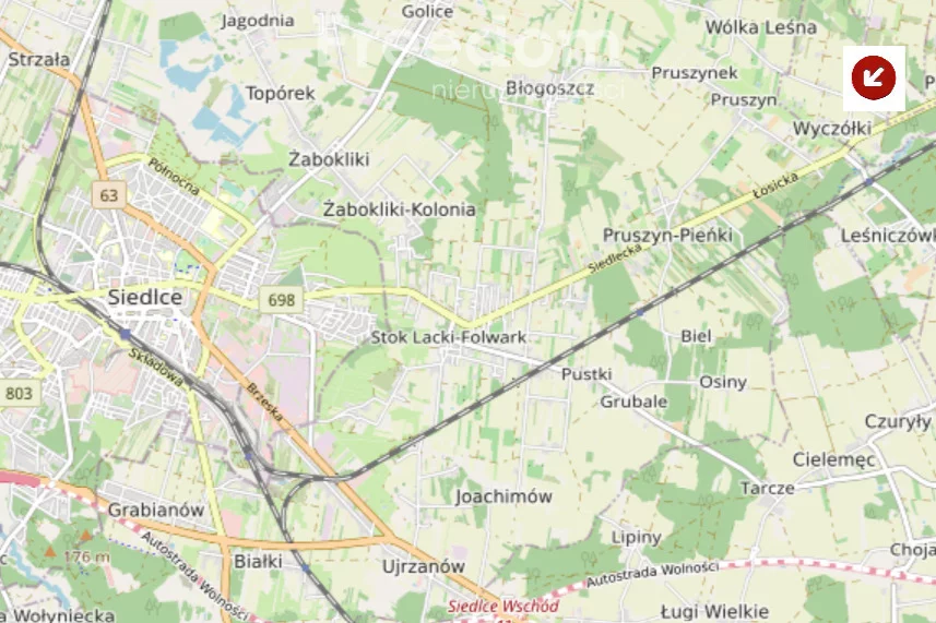 Działka 7 000,00 m², oferta nr , 11496/3685/OGS, Wyczółki