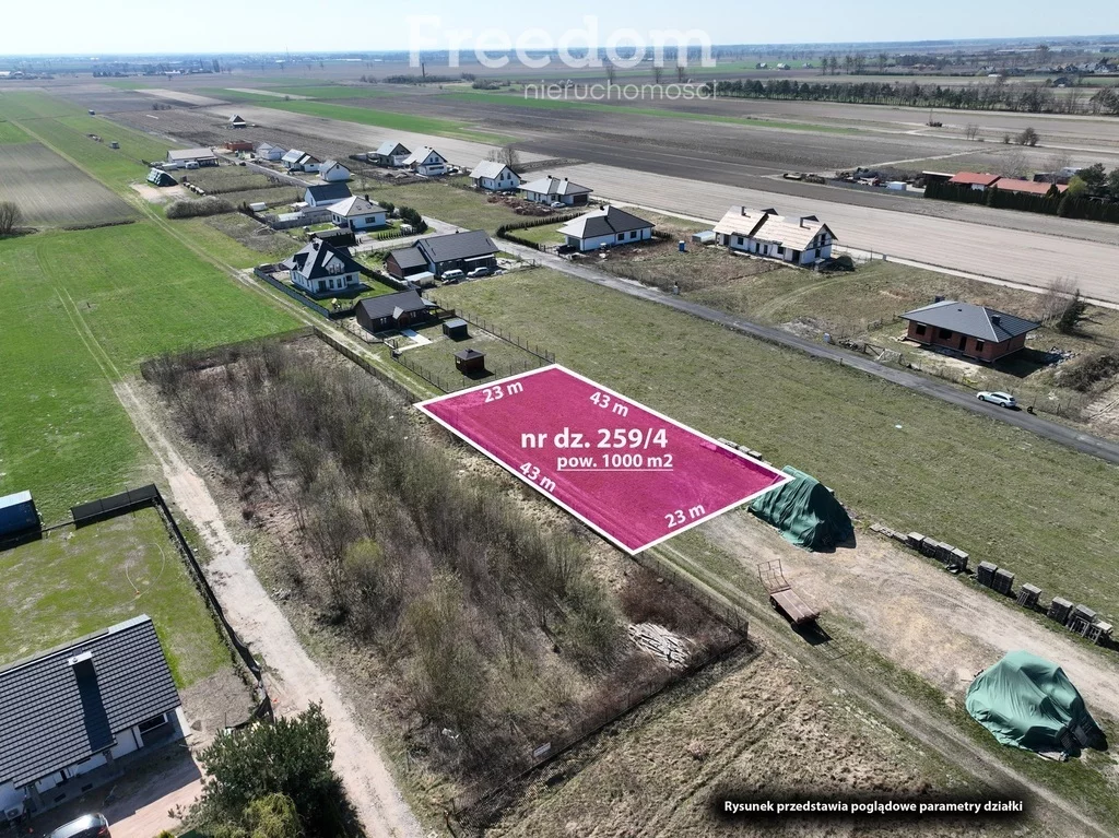 Działka 1 000,00 m², oferta nr , 11425/3685/OGS, Zaborówek