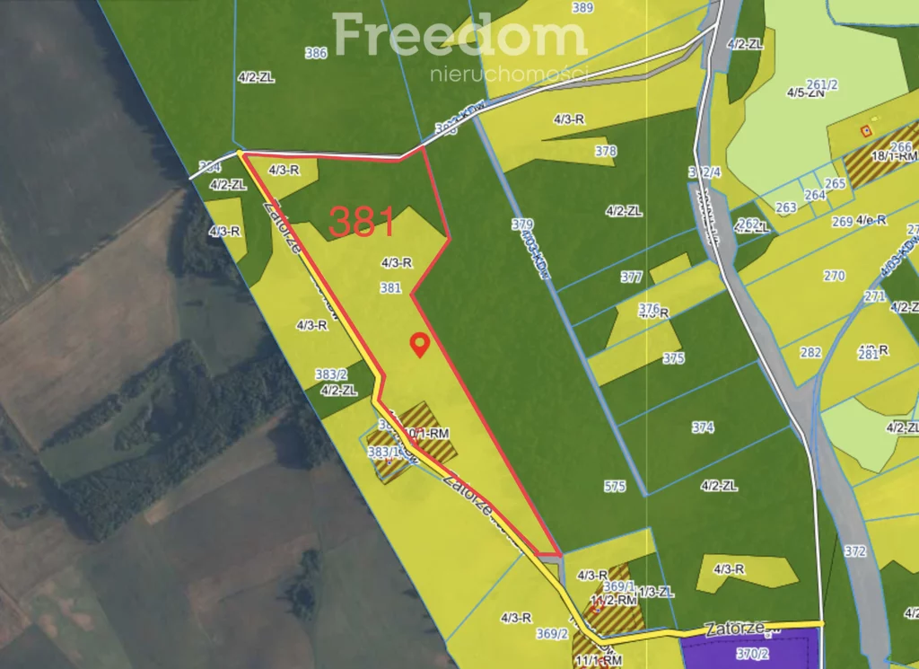 Działka 77 078,00 m², oferta nr , 11102/3685/OGS, Niepoczołowice, Zatorze