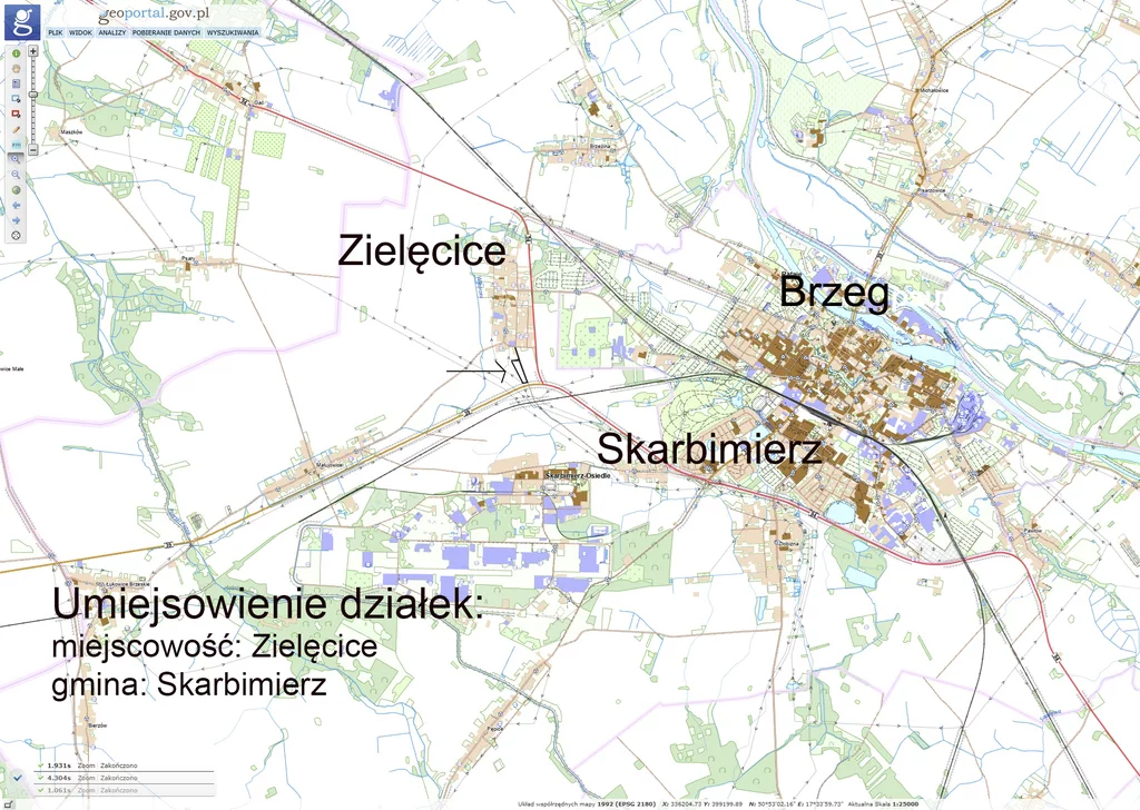 Działka 27 000,00 m², oferta nr , 11487/3685/OGS, Zielęcice