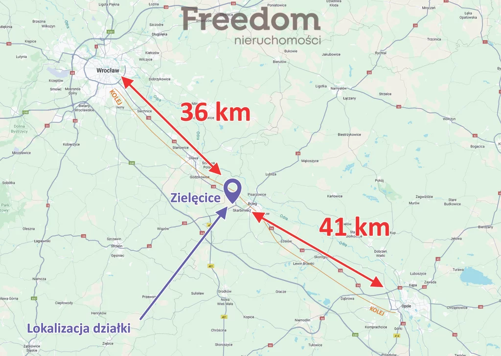 Działka 27 000,00 m², oferta nr , 11487/3685/OGS, Zielęcice