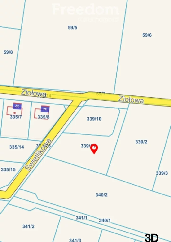 Działka 1 700,00 m², oferta nr , 10715/3685/OGS, Skowarcz, Ziołowa