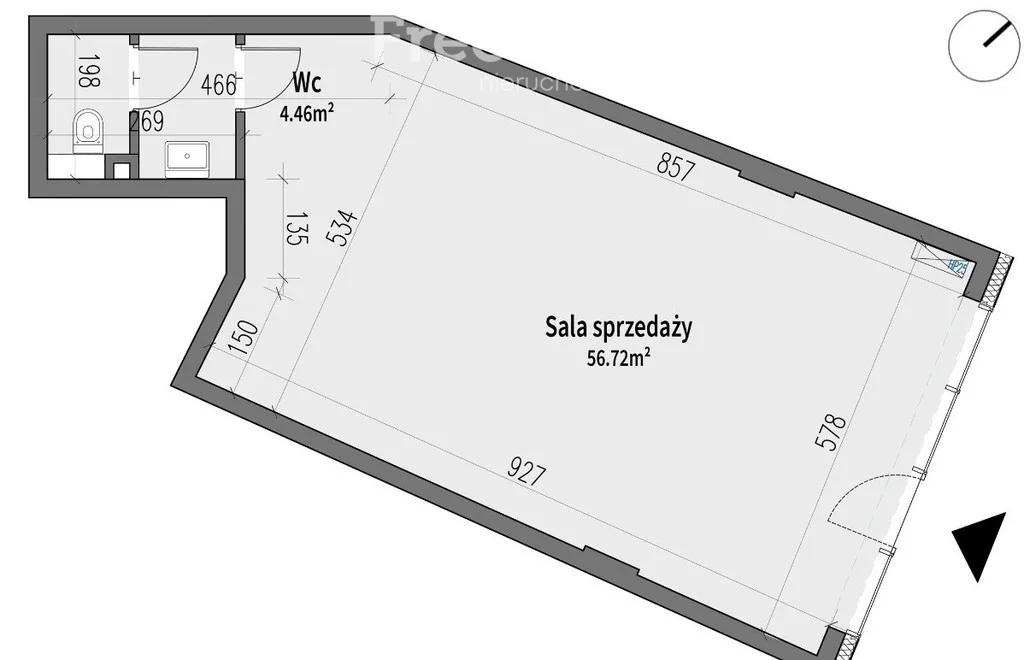 Lokal użytkowy 56,72 m², oferta nr , 1718/3685/OLS, Białystok, Piaski-idx