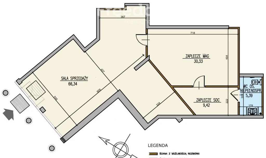 Lokal użytkowy 111,48 m², oferta nr , 1719/3685/OLS, Białystok, Przydworcowe-idx