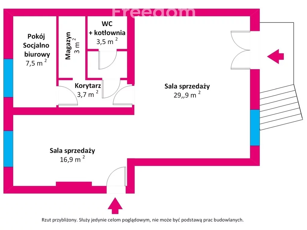 Lokal użytkowy 62,13 m², oferta nr , 1998/3685/OLS, Kołobrzeg, Jagiellońska