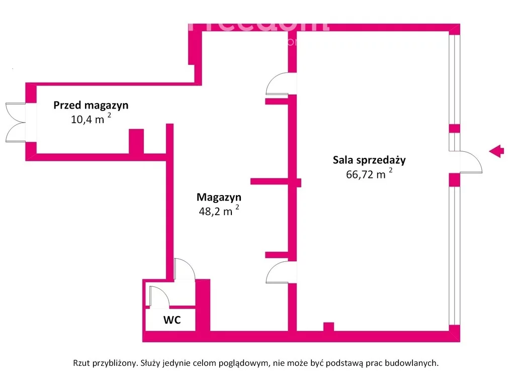 Lokal użytkowy 130,40 m², oferta nr , 2300/3685/OLW, Iława, gen. Leopolda Okulickiego