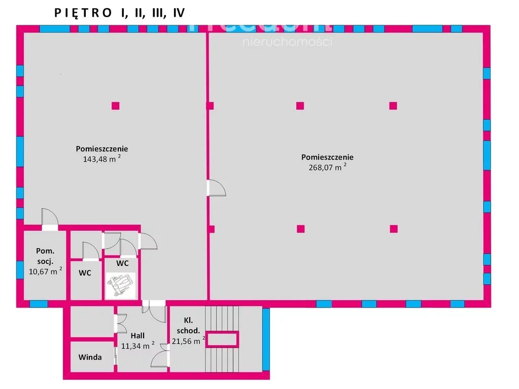Biuro 2 340,56 m², oferta nr , 2292/3685/OLW, Rzeszów, Mieszka I, Mieszka I