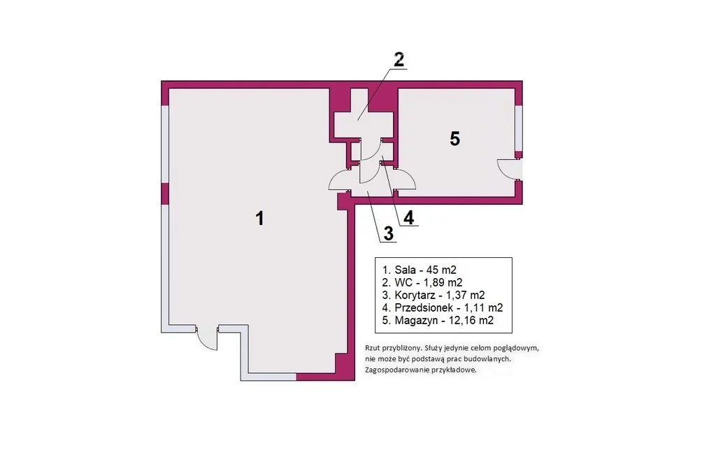 Lokal użytkowy 61,00 m², oferta nr , 1971/3685/OLS, Łódź, Bałuty, Bałuty, Organizacji "Wolność i Niezawisłość"