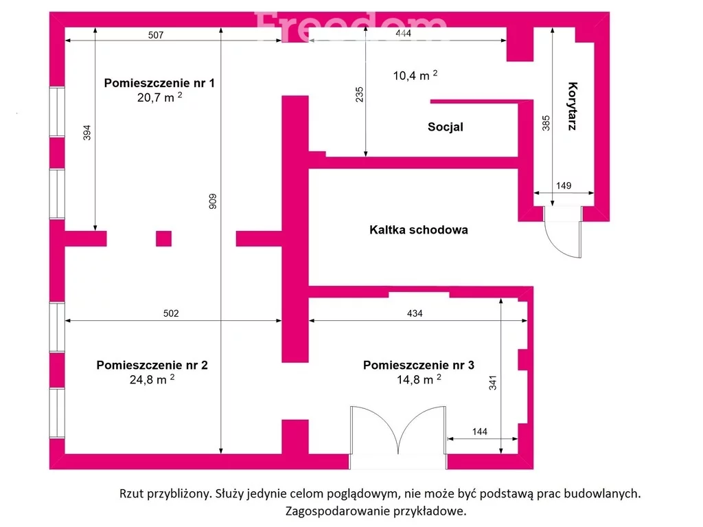 Lokal użytkowy 70,70 m², Gliwice, Świętokrzyska, Sprzedaż