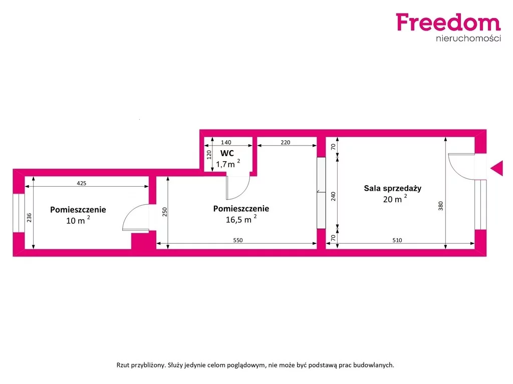 Lokal użytkowy 50,00 m², oferta nr , 2256/3685/OLW, Wadowice