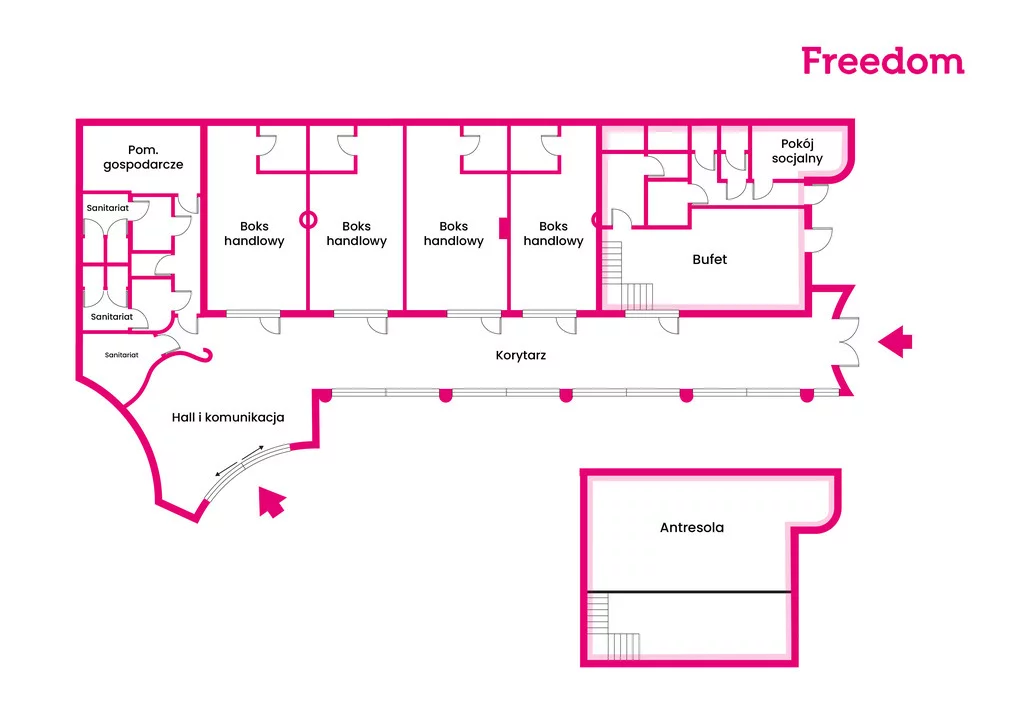Lokal użytkowy 585,00 m², oferta nr , 2247/3685/OLW, Częstochowa, Wilsona
