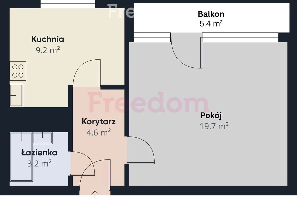 1 pokój, mieszkanie 36,00 m², piętro 1, oferta nr , 40585/3685/OMS, Kraków, Podgórze Duchackie, Jana Sas-Zubrzyckiego