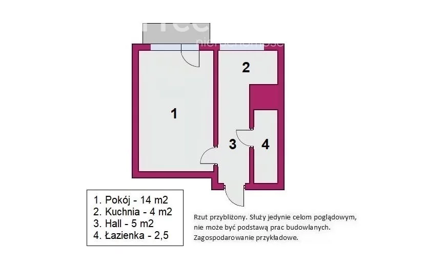 Mieszkanie jednopokojowe 25,80 m², Łódź, Bałuty, Teofilów, Rojna, Sprzedaż