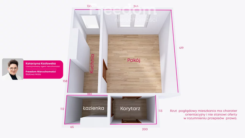 1 pokój, mieszkanie 26,20 m², parter, oferta nr , 40387/3685/OMS, Stalowa Wola, Romana Dmowskiego