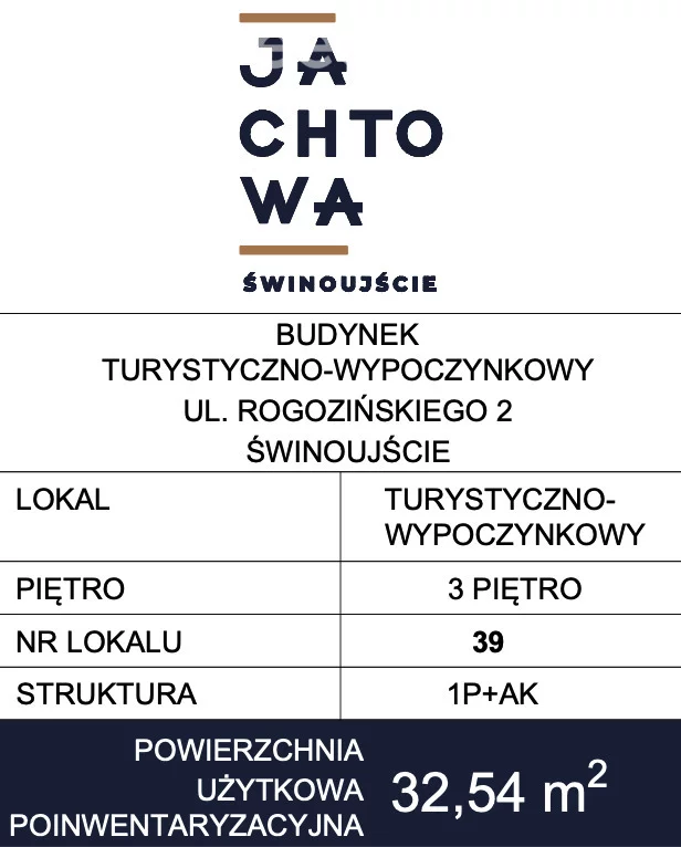 1 pokój, mieszkanie 32,54 m², piętro 3, oferta nr , 33923/3685/OMS, Świnoujście