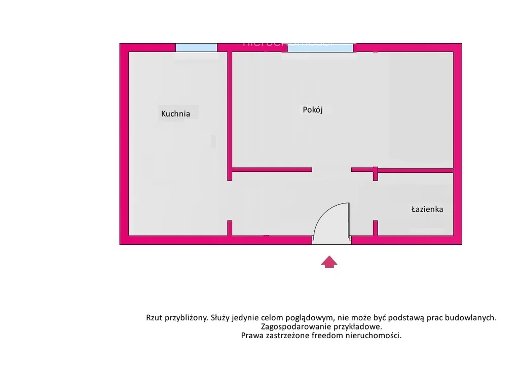 1 pokój, mieszkanie 36,00 m², parter, oferta nr , 3409/3685/OMW, Malbork, Józefa Wybickiego