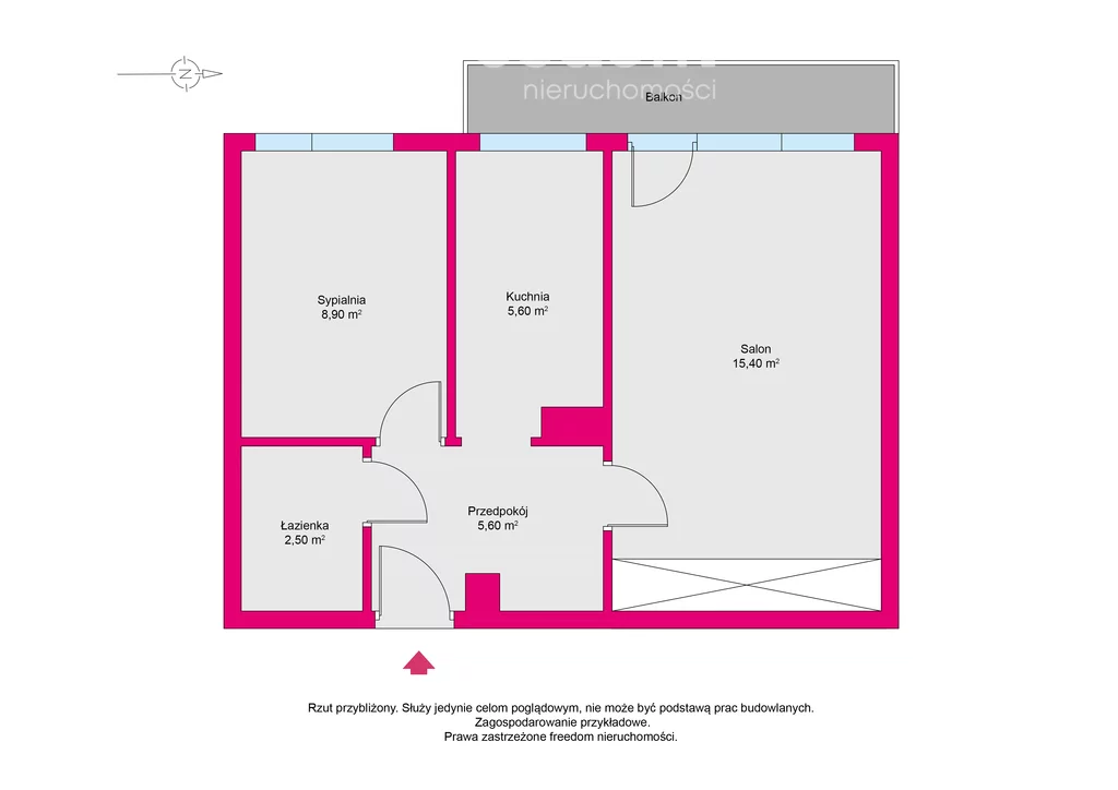 2 pokoje, mieszkanie 38,00 m², piętro 4, oferta nr , 33285/3685/OMS, Warszawa, Praga Południe, Praga Południe, Afrykańska