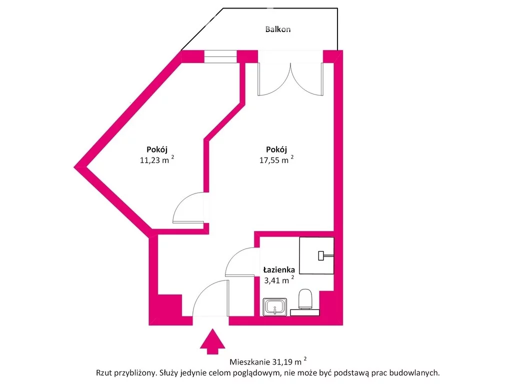 2 pokoje, mieszkanie 31,19 m², parter, oferta nr , 38782/3685/OMS, Świnoujście, Augusta Cieszkowskiego