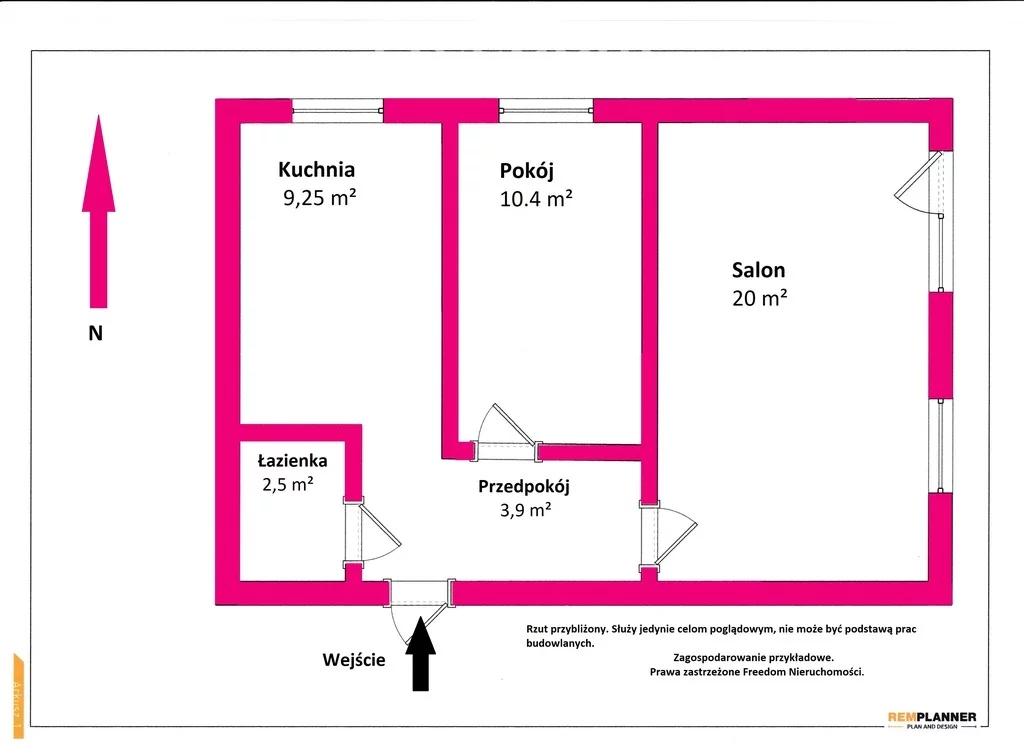 2 pokoje, mieszkanie 48,00 m², piętro 1, oferta nr , 39579/3685/OMS, Bałtów