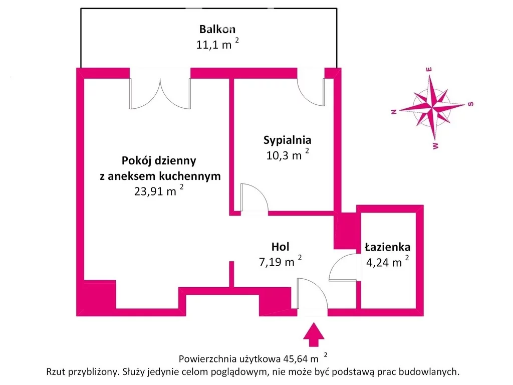 2 pokoje, apartament 45,64 m², piętro 4, oferta nr , 39761/3685/OMS, Warszawa, Ochota, Ochota, Barska
