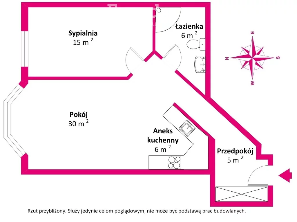 2 pokoje, mieszkanie 61,50 m², parter, oferta nr , 38720/3685/OMS, Konstancin-Jeziorna, Bielawska