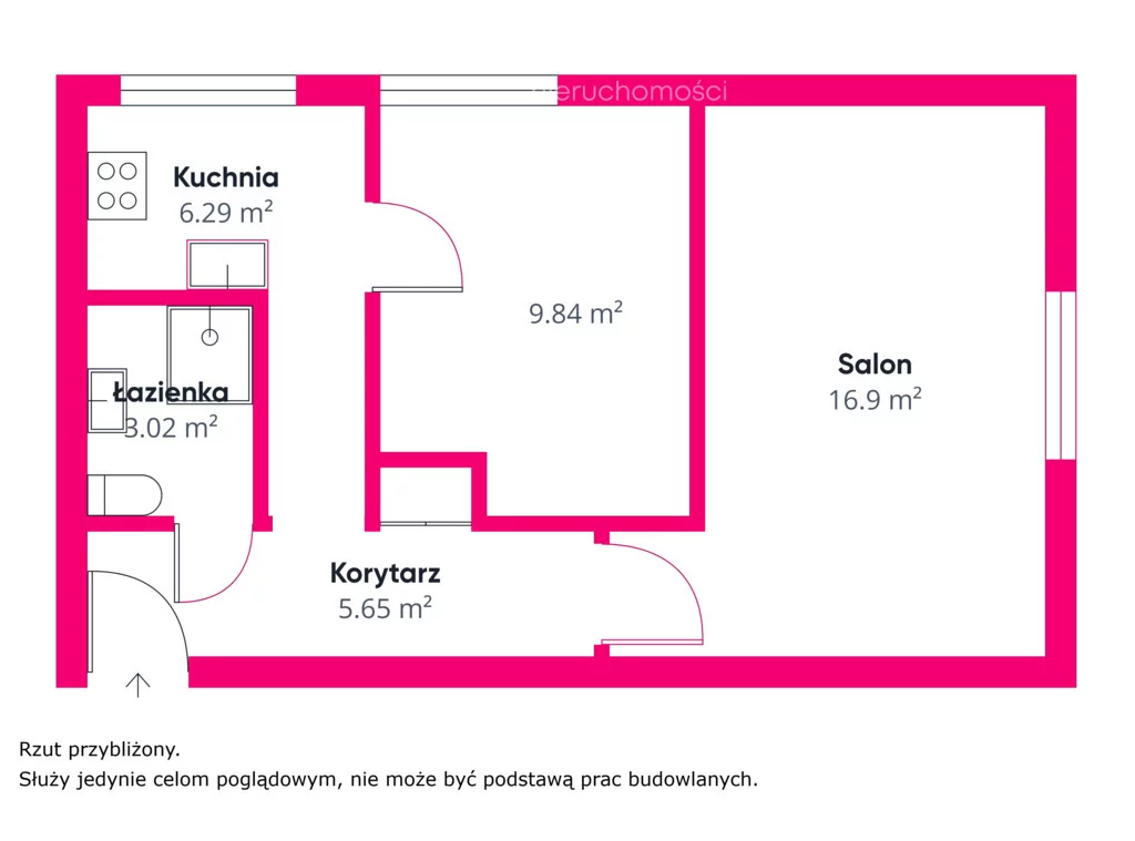 2 pokoje, mieszkanie 42,19 m², piętro 2, oferta nr , 37147/3685/OMS, Katowice, Błękitna