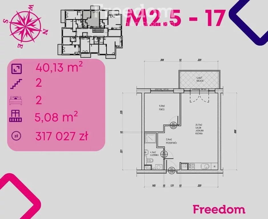 Apartamenty 39455/3685/OMS Bonin