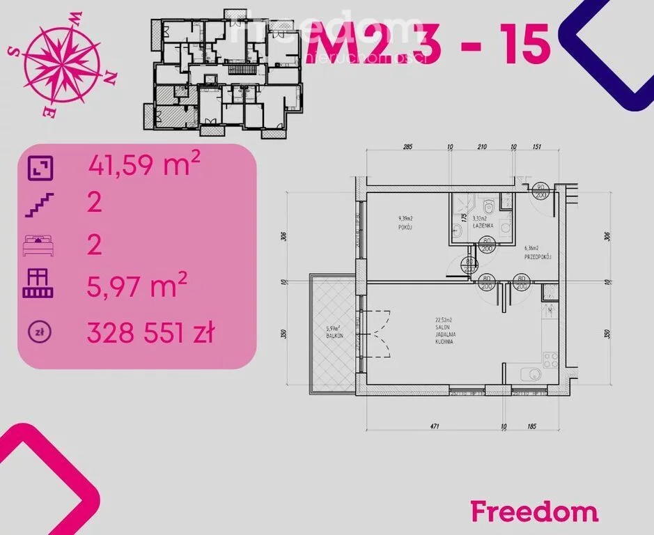 Apartamenty 39467/3685/OMS Bonin