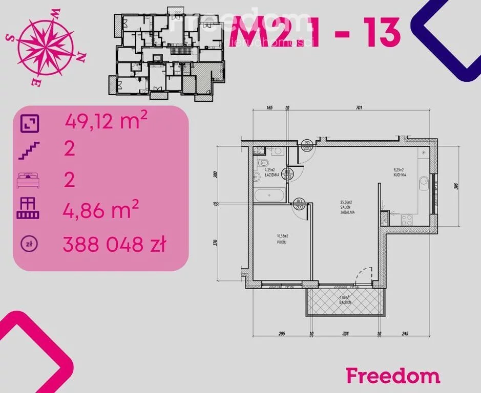Apartamenty 39469/3685/OMS Bonin