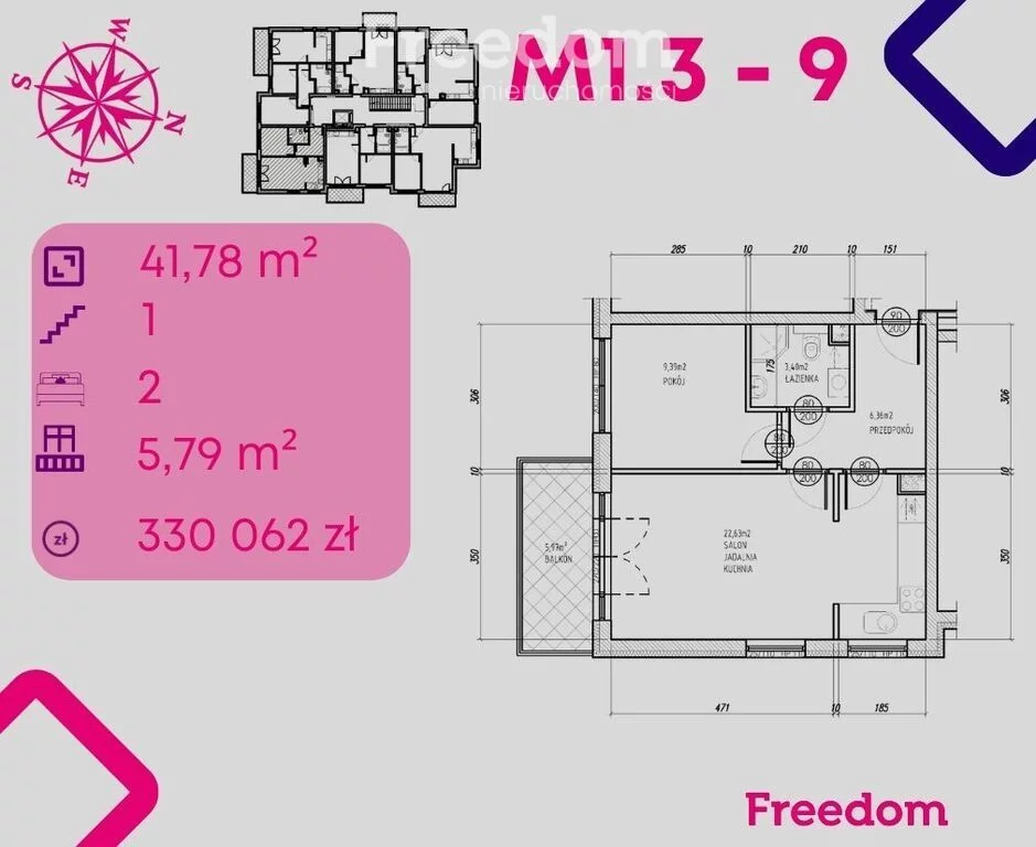 Apartamenty 39473/3685/OMS Bonin