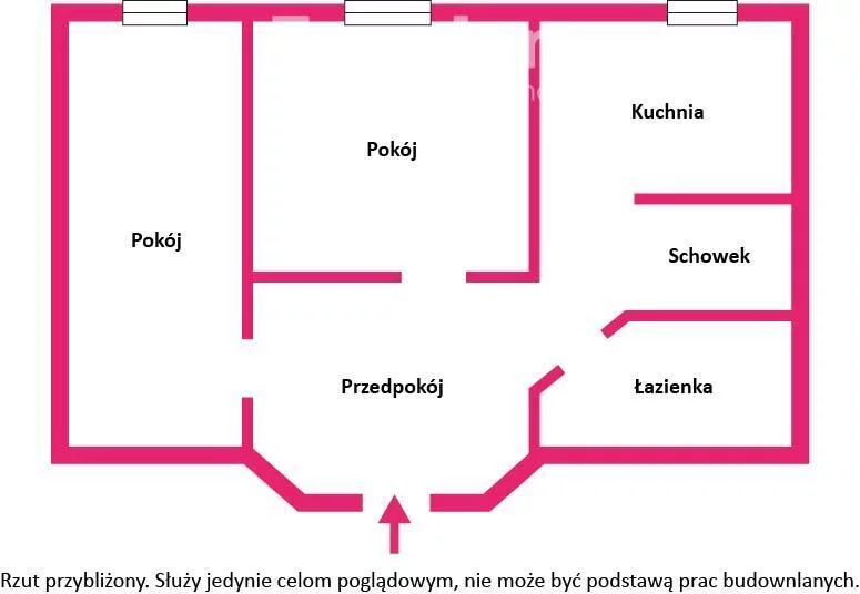 2 pokoje, mieszkanie 54,62 m², piętro 2, oferta nr , 40628/3685/OMS, Brzeg