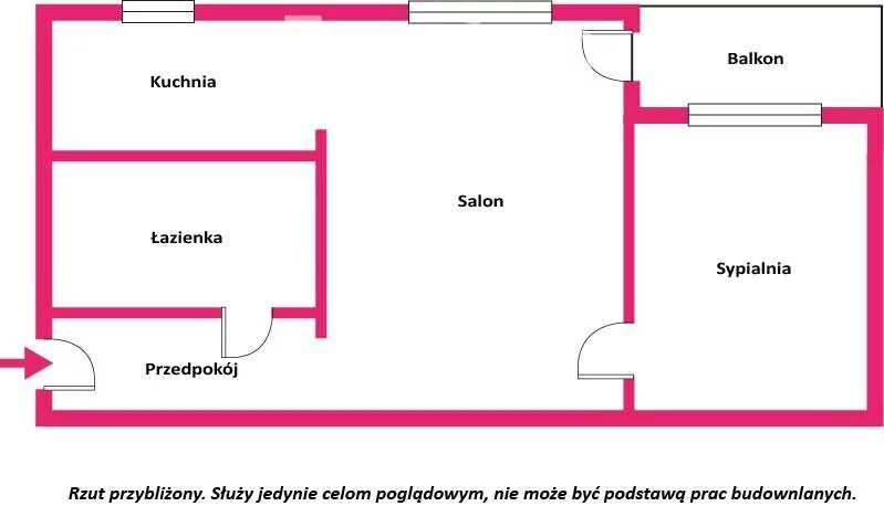 2 pokoje, mieszkanie 35,60 m², piętro 4, oferta nr , 40356/3685/OMS, Skarbimierz-Osiedle, Brzozowa