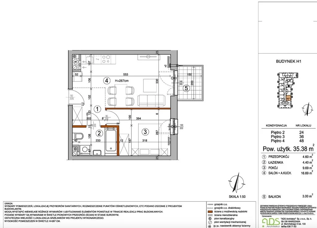 2 pokoje, mieszkanie 35,38 m², piętro 2, oferta nr , 27934/3685/OMS, Warszawa, Rembertów, Rembertów, Chełmżyńska