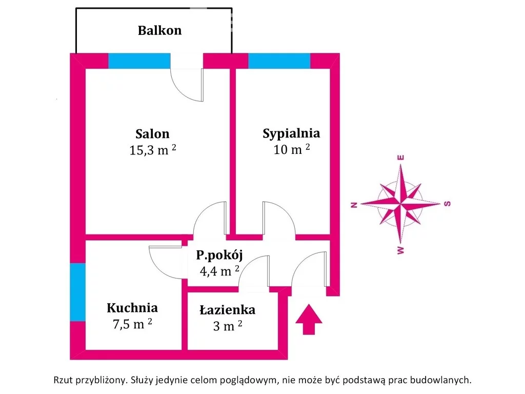 2 pokoje, mieszkanie 40,20 m², piętro 3, oferta nr , 38873/3685/OMS, Toruń, Koniuchy, Długa